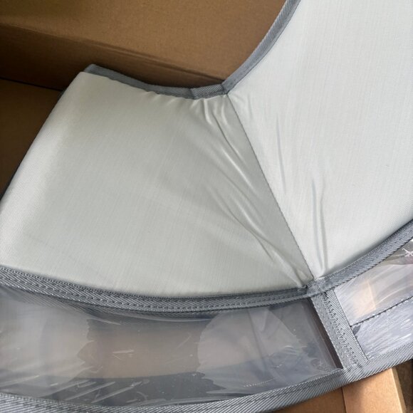 Manificent LARGE GRAY Dog Collar Cone Elizabethan Surgery NEW - Picture 4 of 5